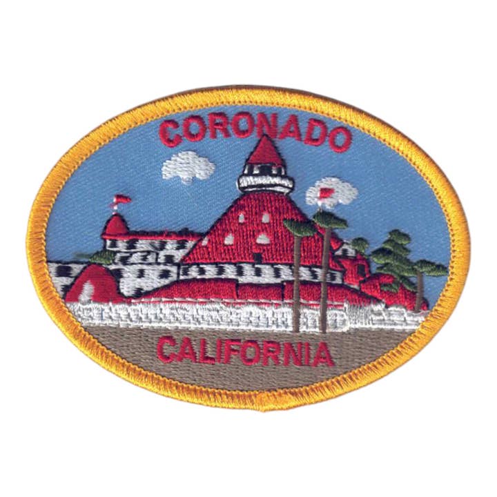 CORONADO CALIFORNIA Souvenir Patch - 4699 for wholesale by Happy Wood Products