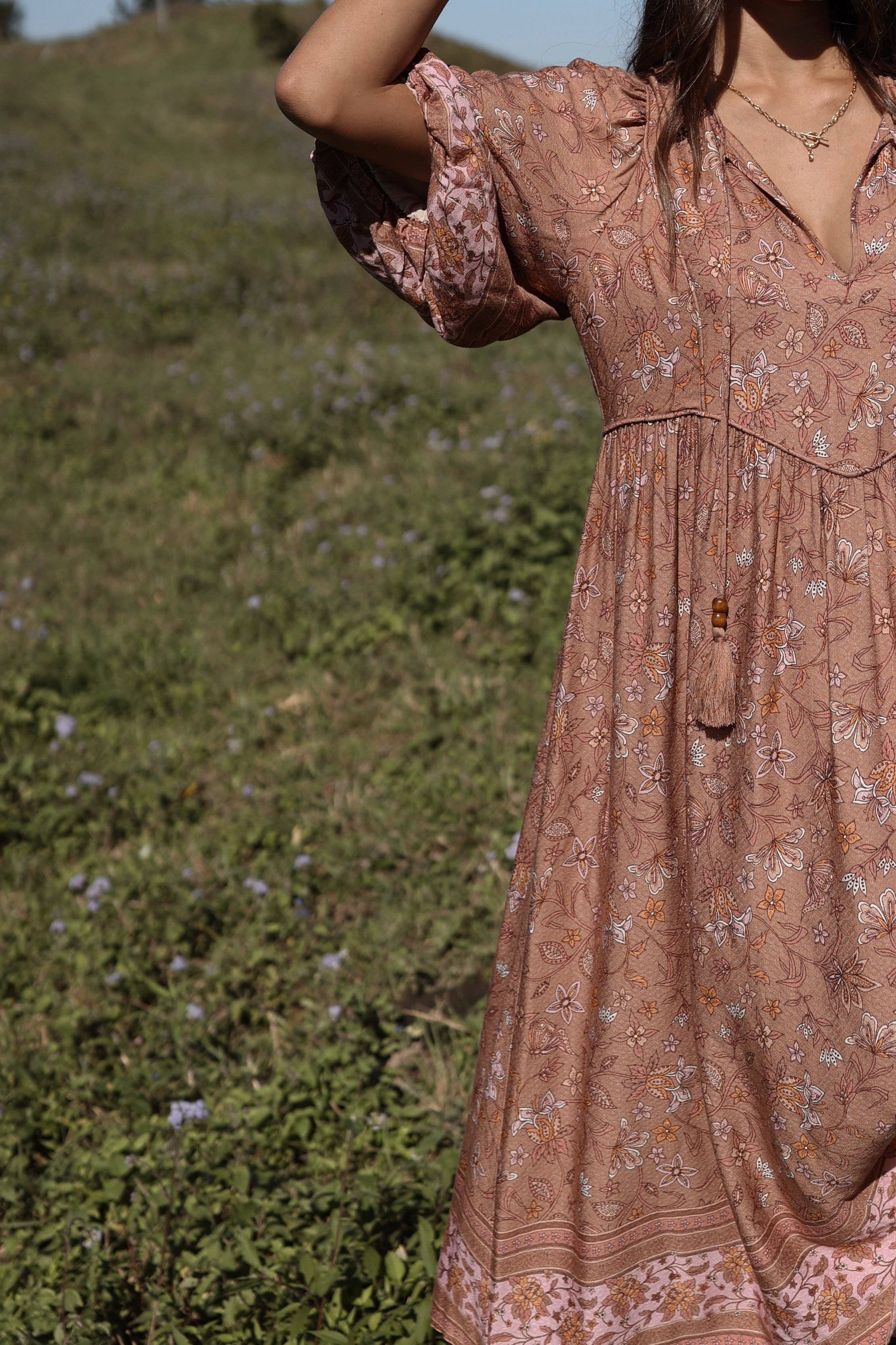 Coven and Co - Venta al por mayor Vestido - Mujer - Vestido Midi Woodland5