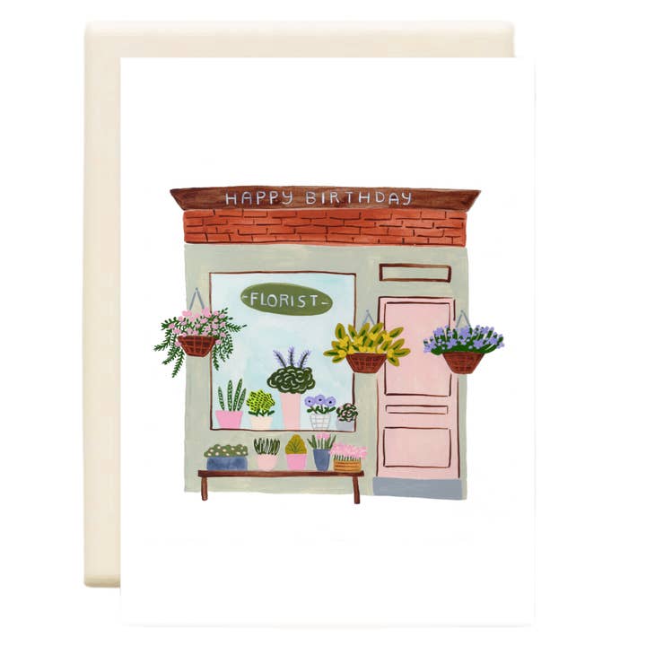Inkwell Cards - Wholesale Birthday Card - Florist shop | Birthday Greeting Card