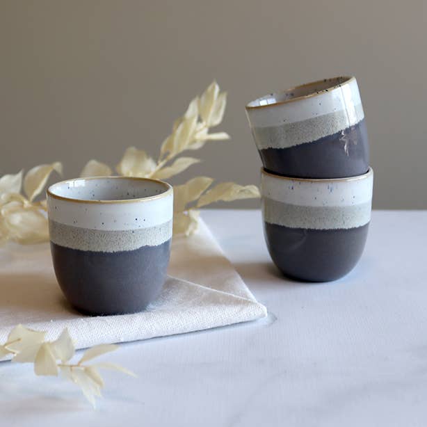 Novastyl - Wholesale Coffee Mug - Riga espresso cup 11cl brown stoneware1