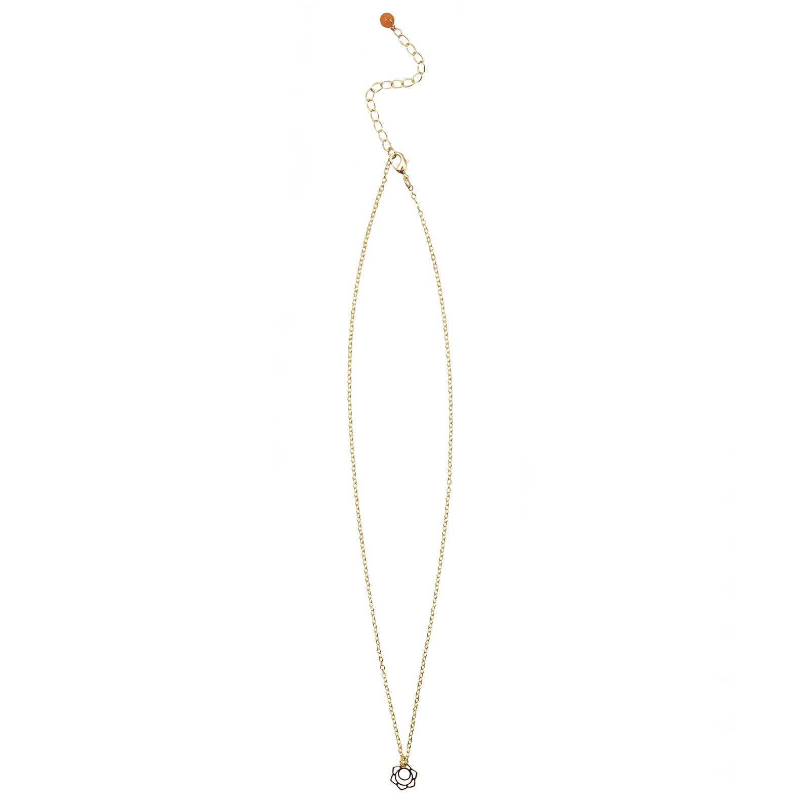 Lotus and Luna - Wholesale Pendant/Charm Necklace - Gold Sacral Chakra Necklace11