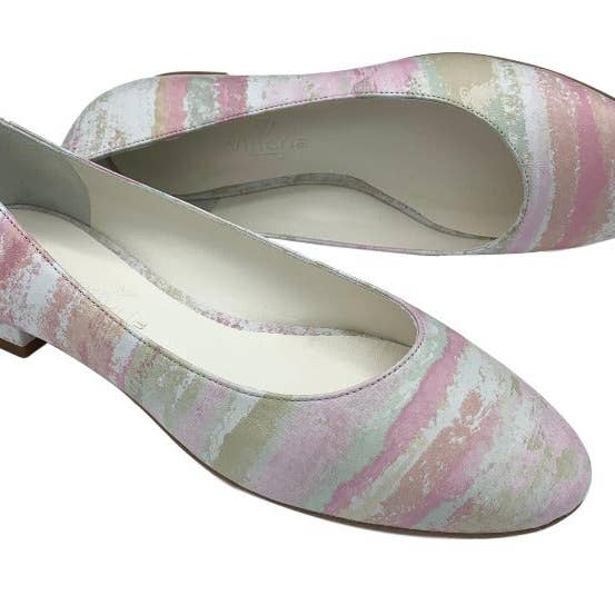 Kvinnors Ballerina i Multicolor Tryckt Läder för wholesale av Vittoria
