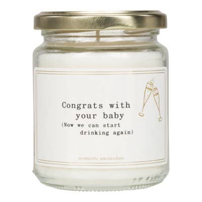 Congrats with your baby (now we can start drinking again) for wholesale by Moments Of Light
