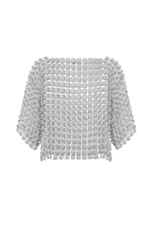 RIVIR - Vendita all'ingrosso Camicetta - Donna - TOP ALL'UNCINETTO CON PERLINE19