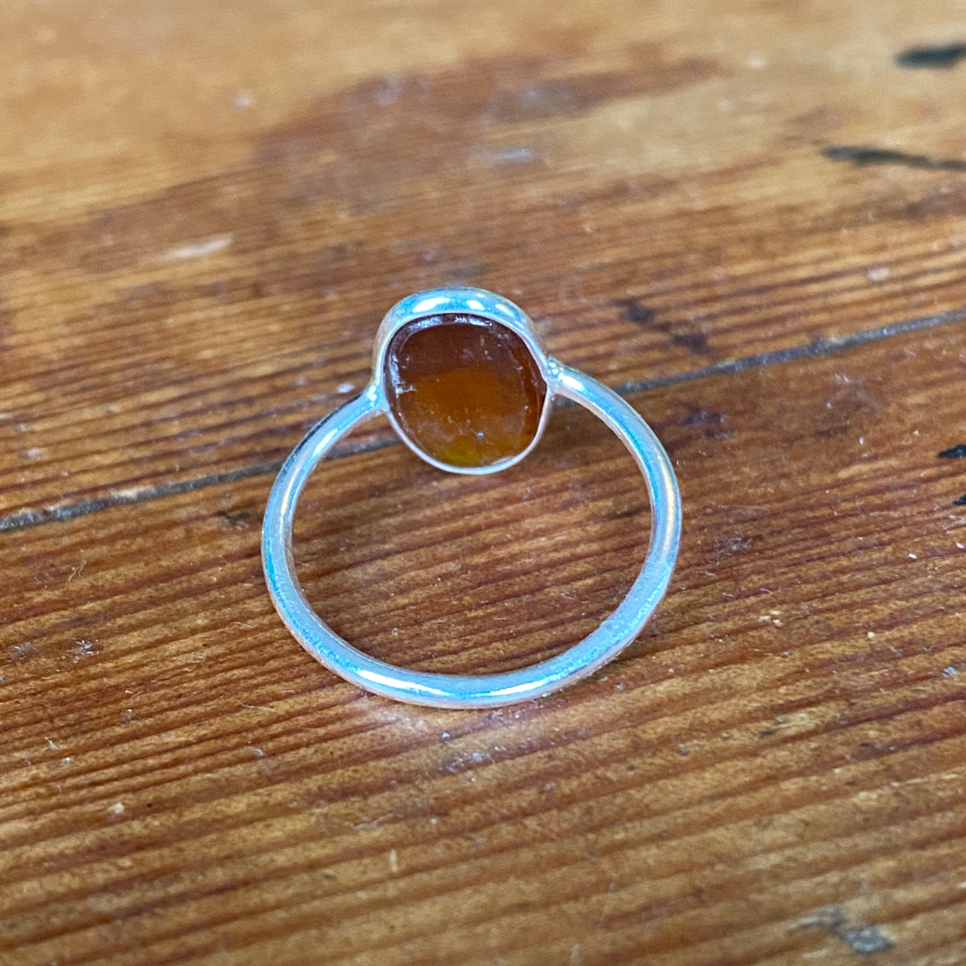 Seeds - Wholesale Single Stone/Solitaire Ring - Sterling Silver Band Abstract Stone Ring Moonstone, Kyanite 2