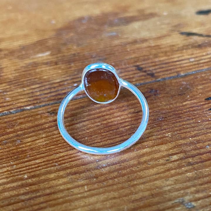 Seeds - Wholesale Single Stone/Solitaire Ring - Sterling Silver Band Abstract Stone Ring Moonstone, Kyanite 2