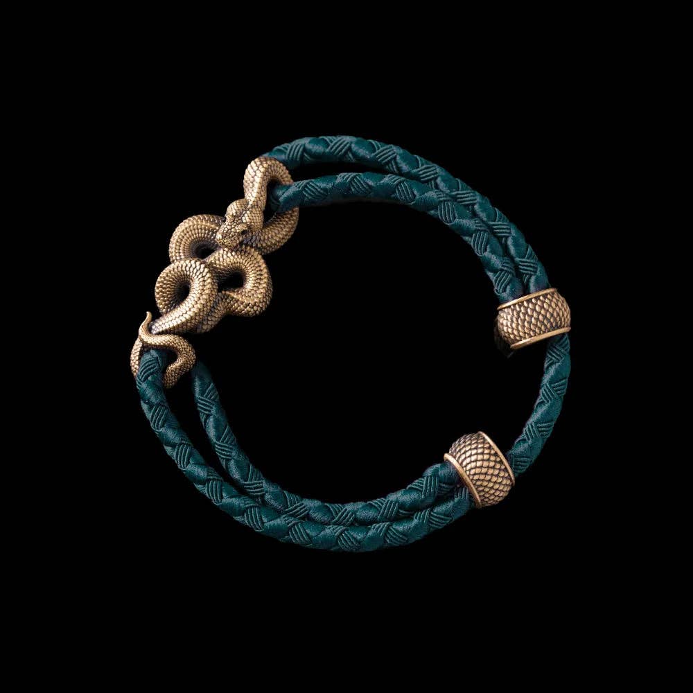 Coppertist.wu - Wholesale Woven/Braided Bracelet - Tree Boa Rope Bracelet - Brass33