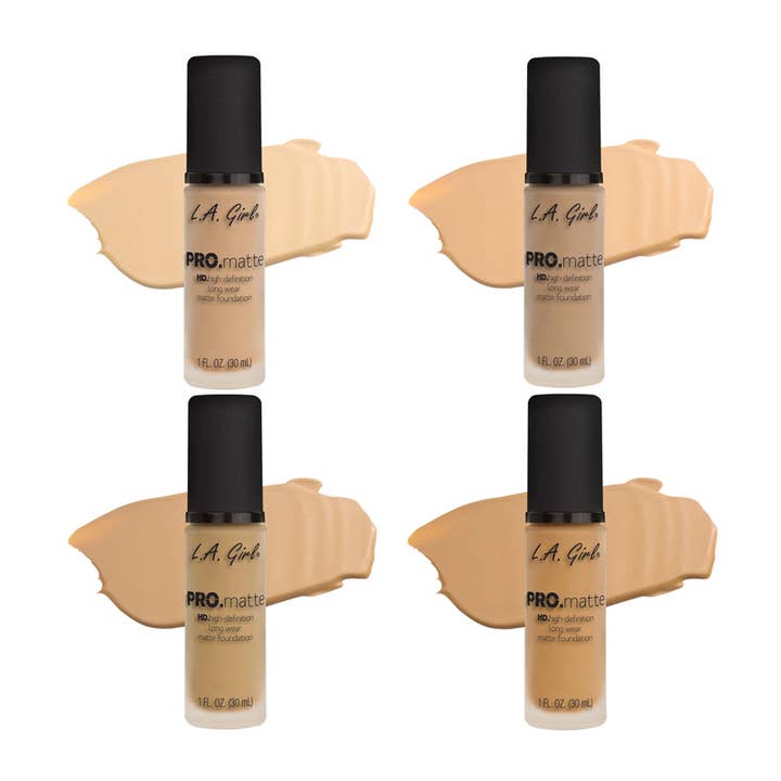 PINEAPPLE Beauty – wholesale Foundation – LA Girl GCD266.1 Pro Matte Foundation Displayset - 84 st