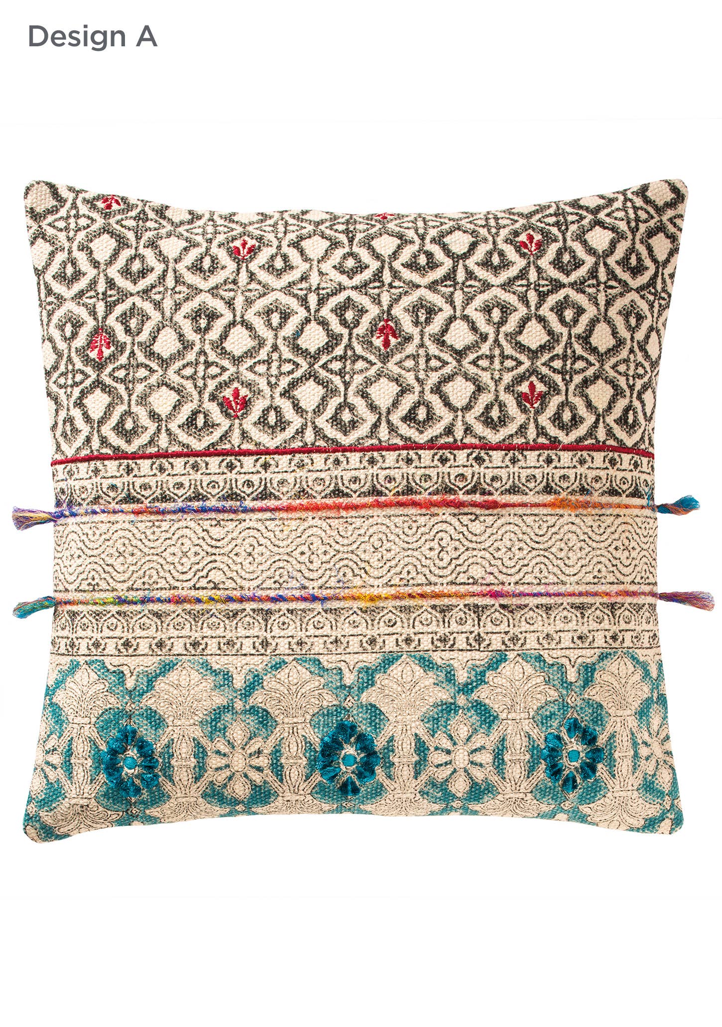 Namaste – wholesale Throw pillow cover – Tribal Indian Embroidered Cushion Cover0