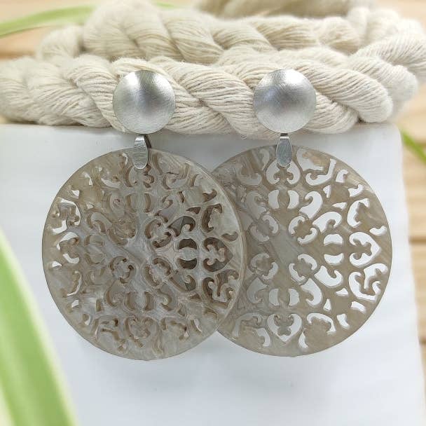 Grey Chloe earring for wholesale by LeFah design