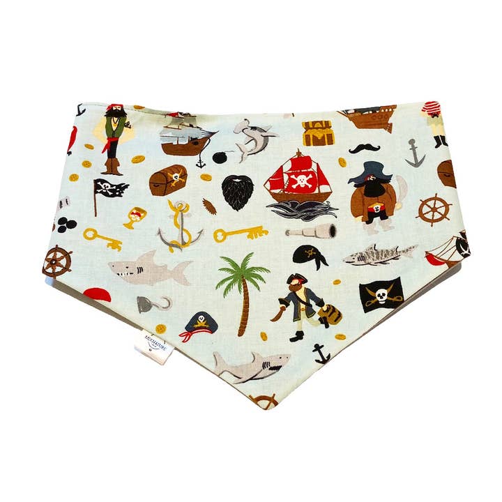 Pirate dog bandana for wholesale by Mixnature Collars