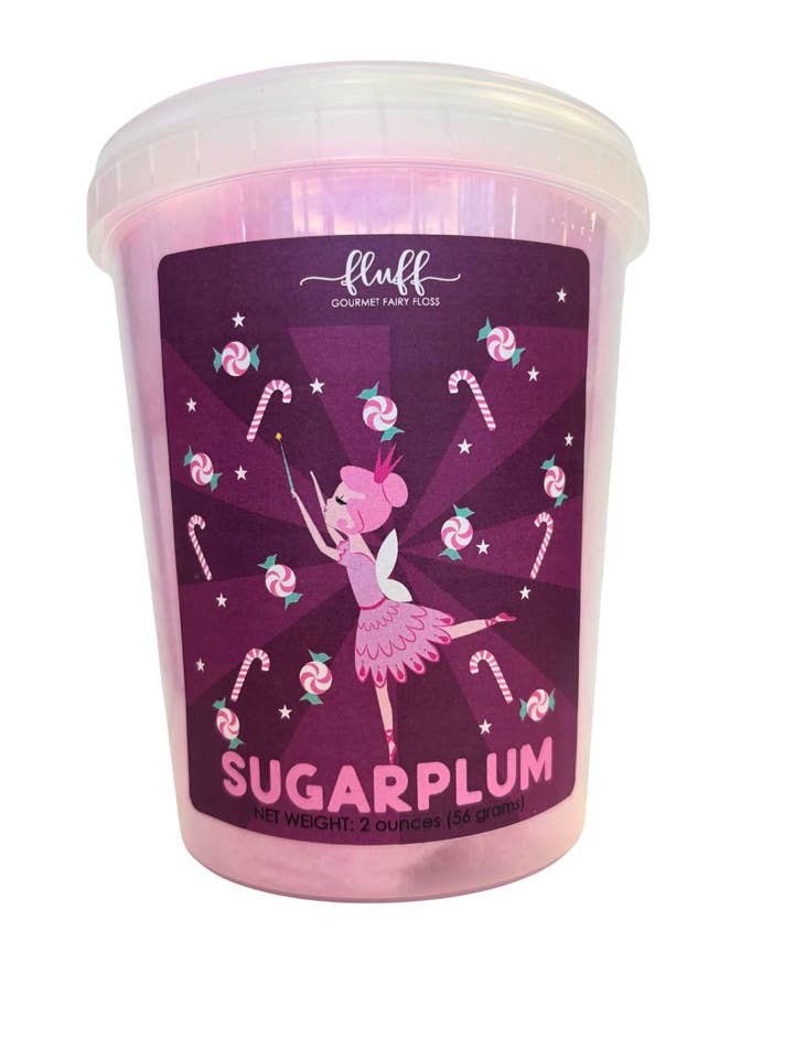Sugar Plum Cotton Candy for wholesale by Fluff gourmet fairy floss
