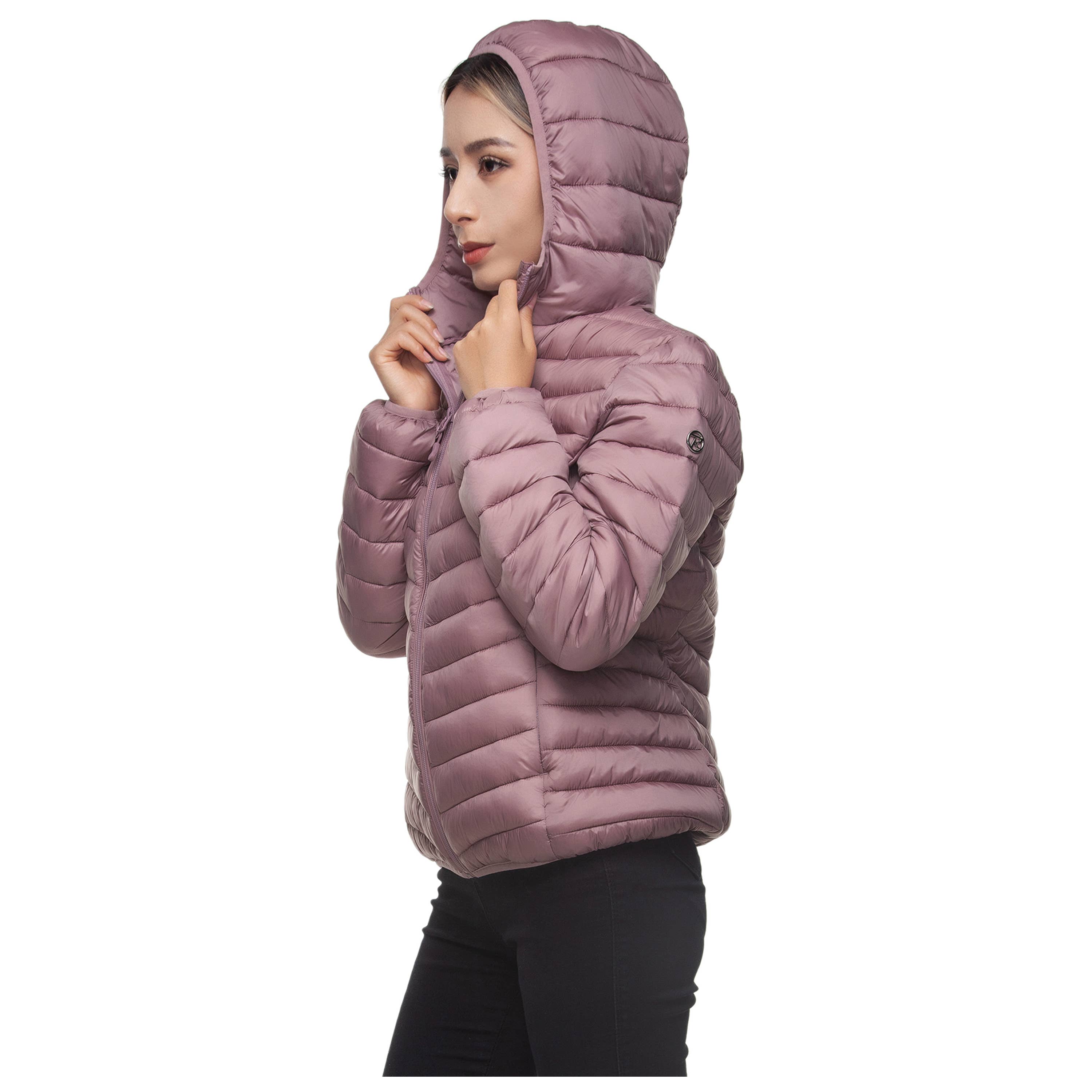 Rokka & Rolla - Wholesale Puffer Jacket - Women's - Women's Light Packable Puffer Jacket4