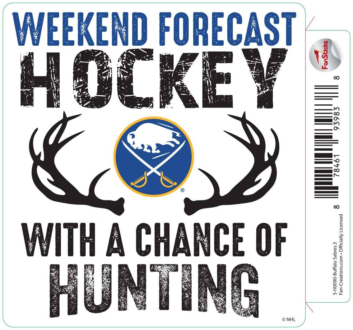 Fan Creations - Wholesale Sticker - Buffalo Sabres - NHL 3 inch Decal0