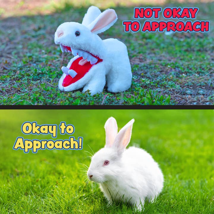 Kurated Korner – Engroshandel Plyslegetøj - Børn og baby – Legetøjsvault Monty Python kanin m/store spidse tænder plys1