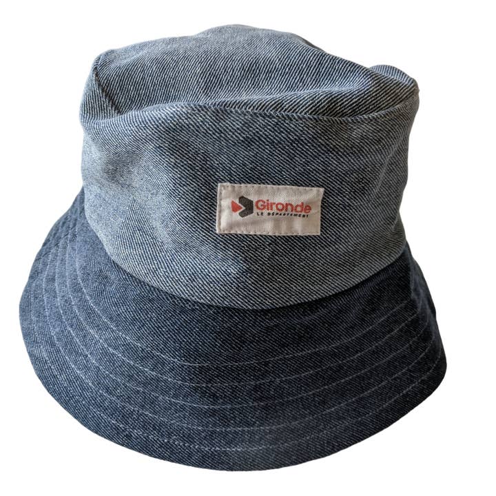 Tisséna - Wholesale Bucket Hat - Unisex - 20 upcycled denim bucket hats - made in France0