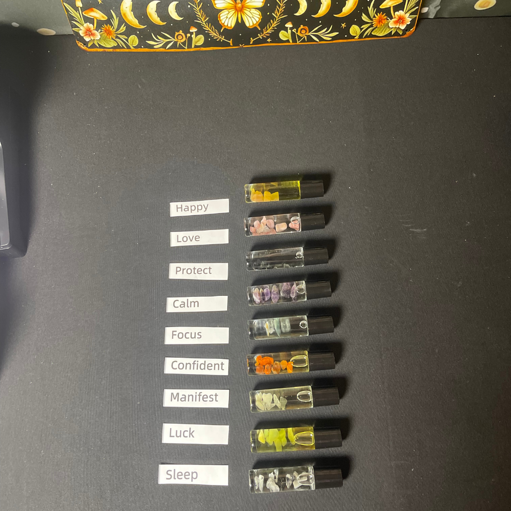 Mystic Showers – Óleo essencial roll-on por atacado – Pronto para Rotular | Rolos de Óleo Essencial de Cristal de Marca Própria8