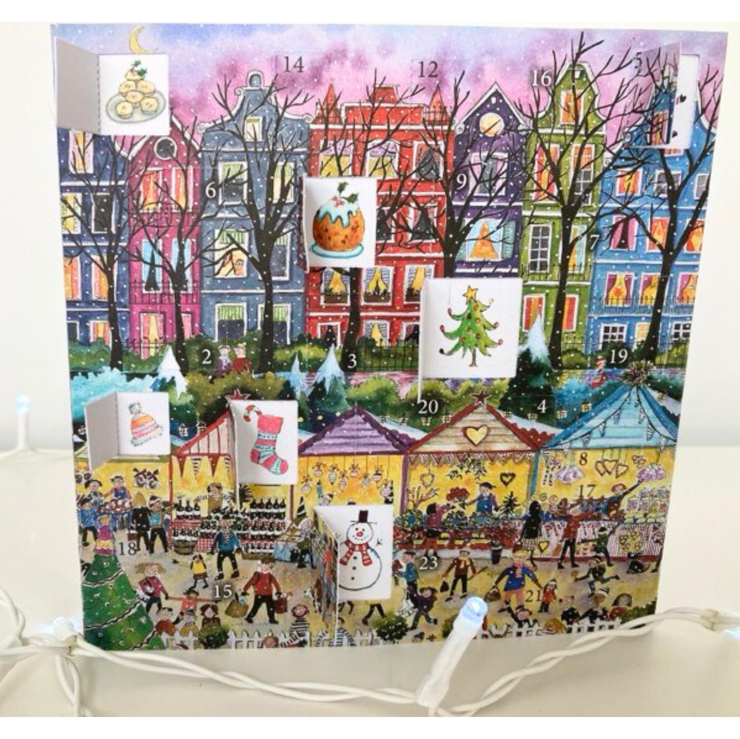 Lilac Tree Designs - Wholesale Advent Calendar - Christmas Market Advent Calendar Card   2