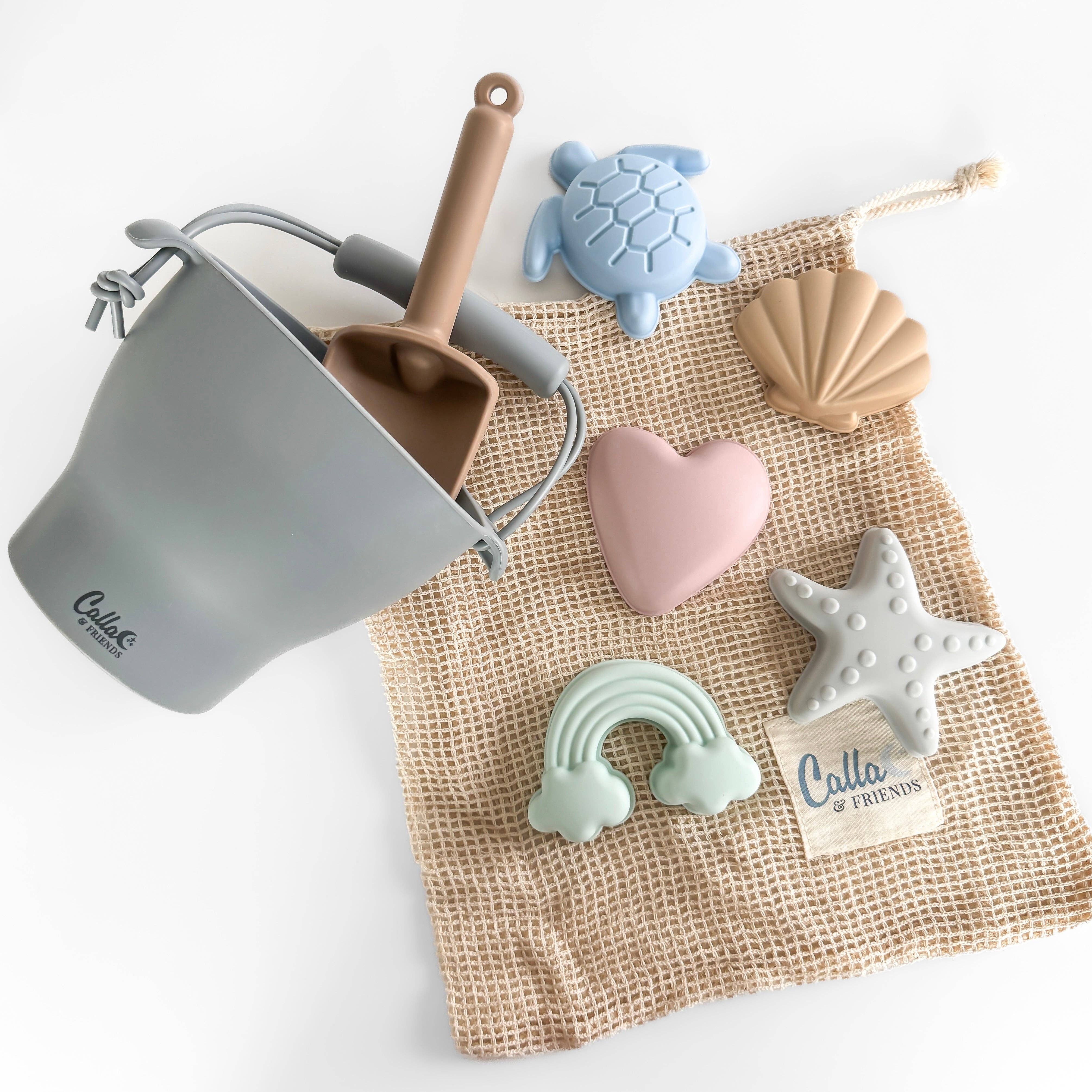 Calla & Friends - Wholesale Beach/Pool Toy - Kids & Baby - Hudson Silicone Beach Toy Set3