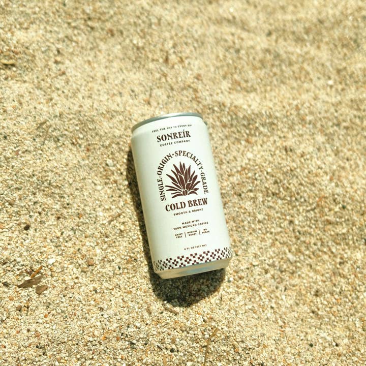 Sonreír Coffee Company - Wholesale Iced Coffee/Cold Brew - RTD Cold Brew, Single Origin Mexico 8oz, 12 pack
4