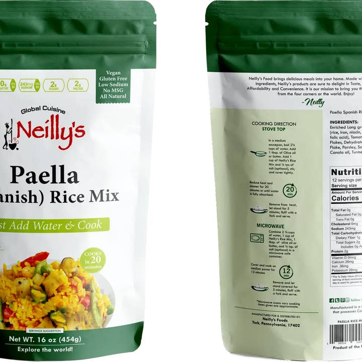 Neilly's - Wholesale Rice - Spanish (Paella) Rice Mix1