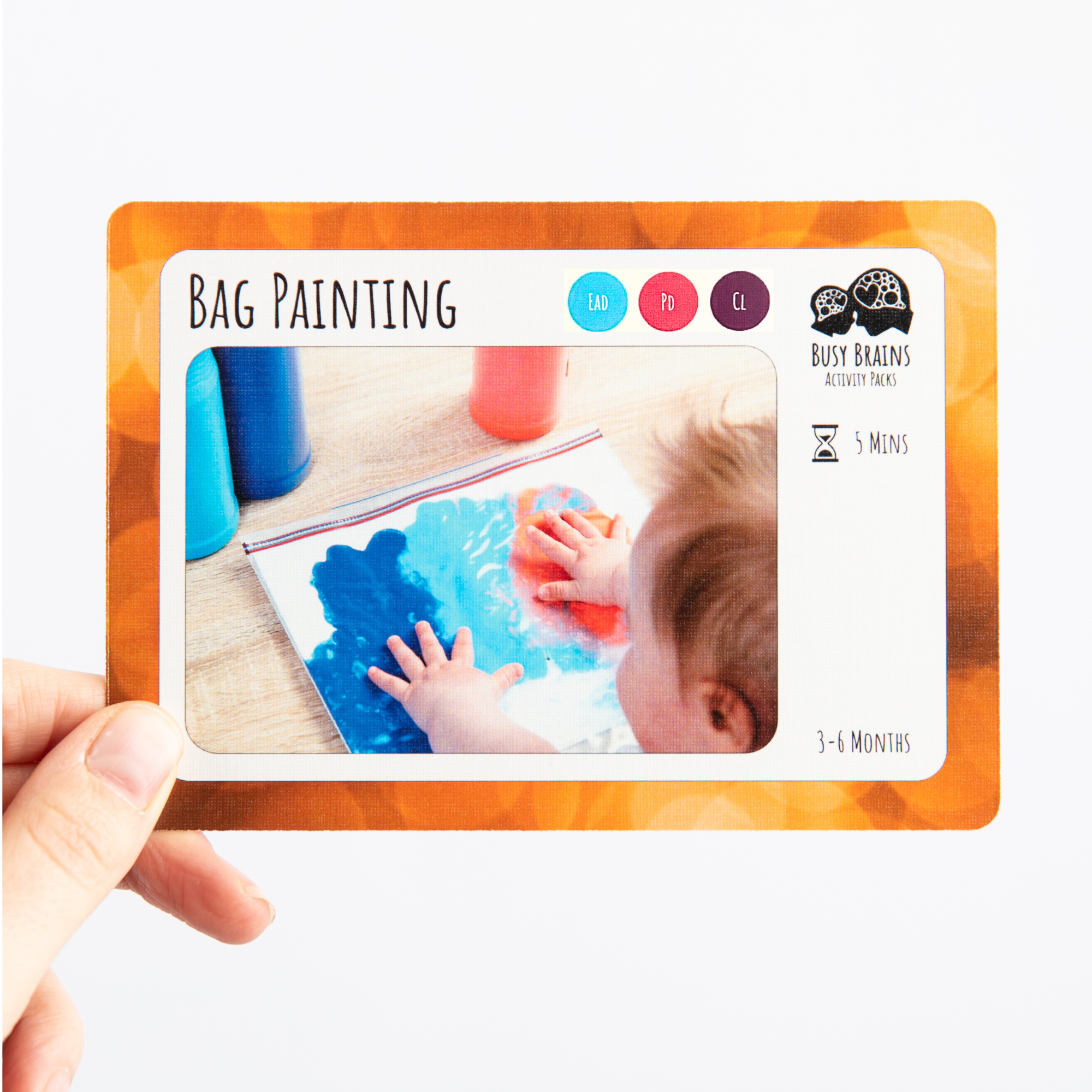 Busy Brains Activity Packs - Wholesale Learning Cards - Kids & Baby - 3-6 Months Activity Cards | Baby Sensory Play Ideas | Gift1
