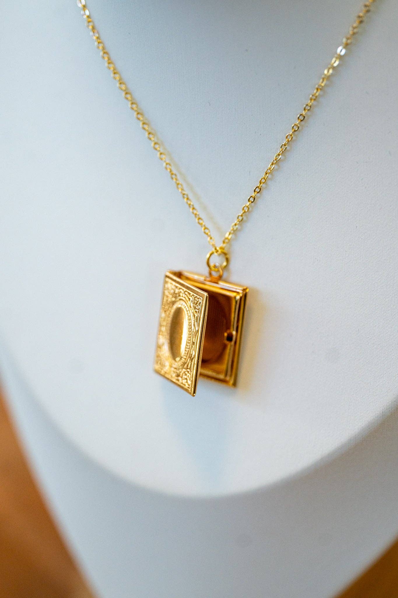 Bluebird & Co. - Wholesale Locket Necklace - Book Locket0