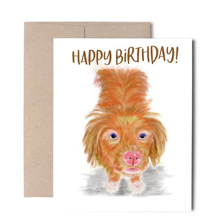Greeting Card for the dog lover for wholesale by Caroline Scagel Studio