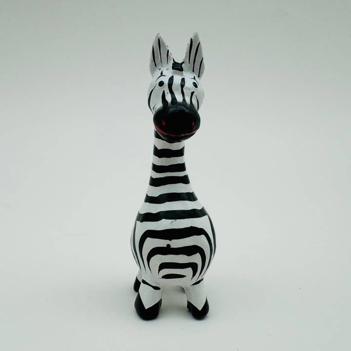 Estátua de Figura de Zebra em Pé para Prateleira por atacado de OTOP USA