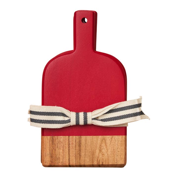 Sophistiplate - Wholesale Cheese Board - Acacia Heirloom Mini Cheese Board Set of 3 - 8x4.25" +ribbon