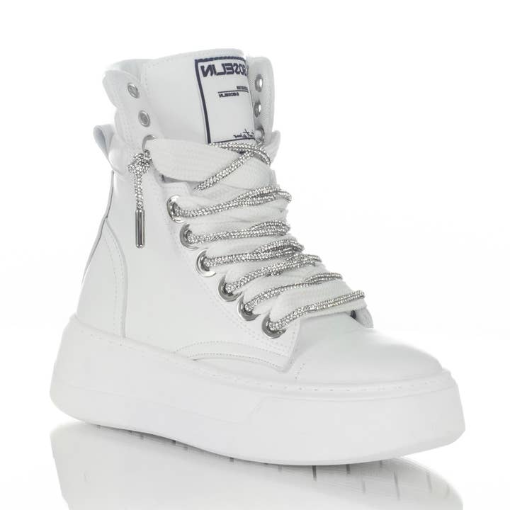 Gioselin Nit-Up Lady hvide støvler for engroshandel hos Gioselin