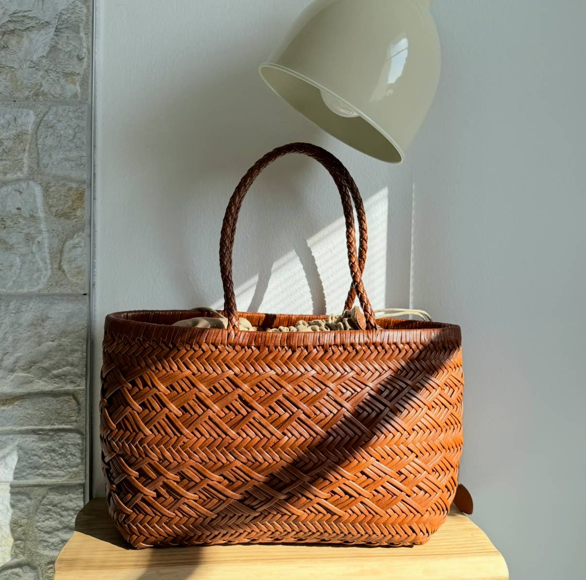 Sook Stainable - Wholesale Tote Bag - Women's - Suri - Herringbone Hand Weaving Tote Shoulder Bag1