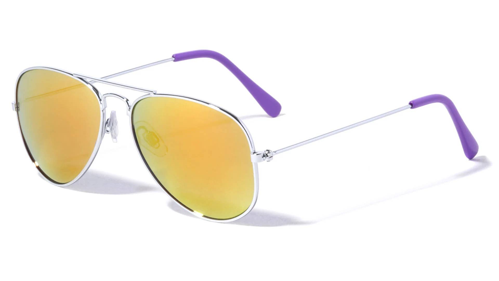 Sunrayzz Imports – wholesale Solglasögon/glasögon - Barn – Barn Färgspegel Aviator solglasögon k6258-cm4