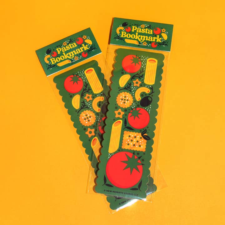 New Heights Studio - Wholesale Bookmark - Pasta Bookmark | Book Lovers Gift Idea, Cute Bookish Gifts9