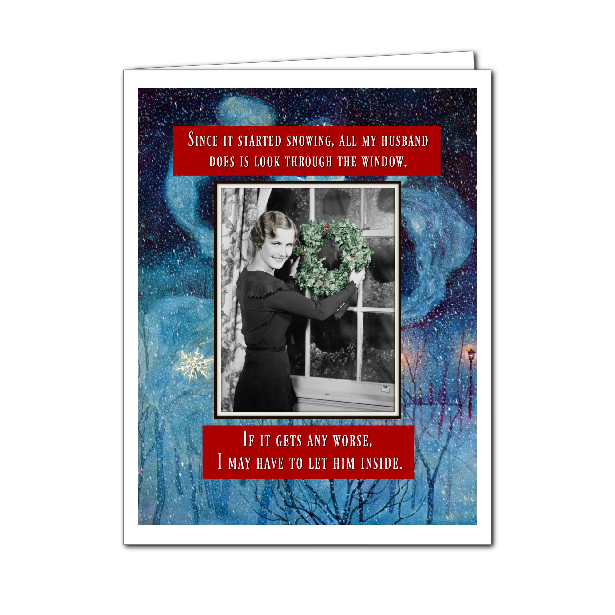 Ümlaut Brooklyn - Wholesale Christmas Card - Snowing - Christmas Greeting Card3