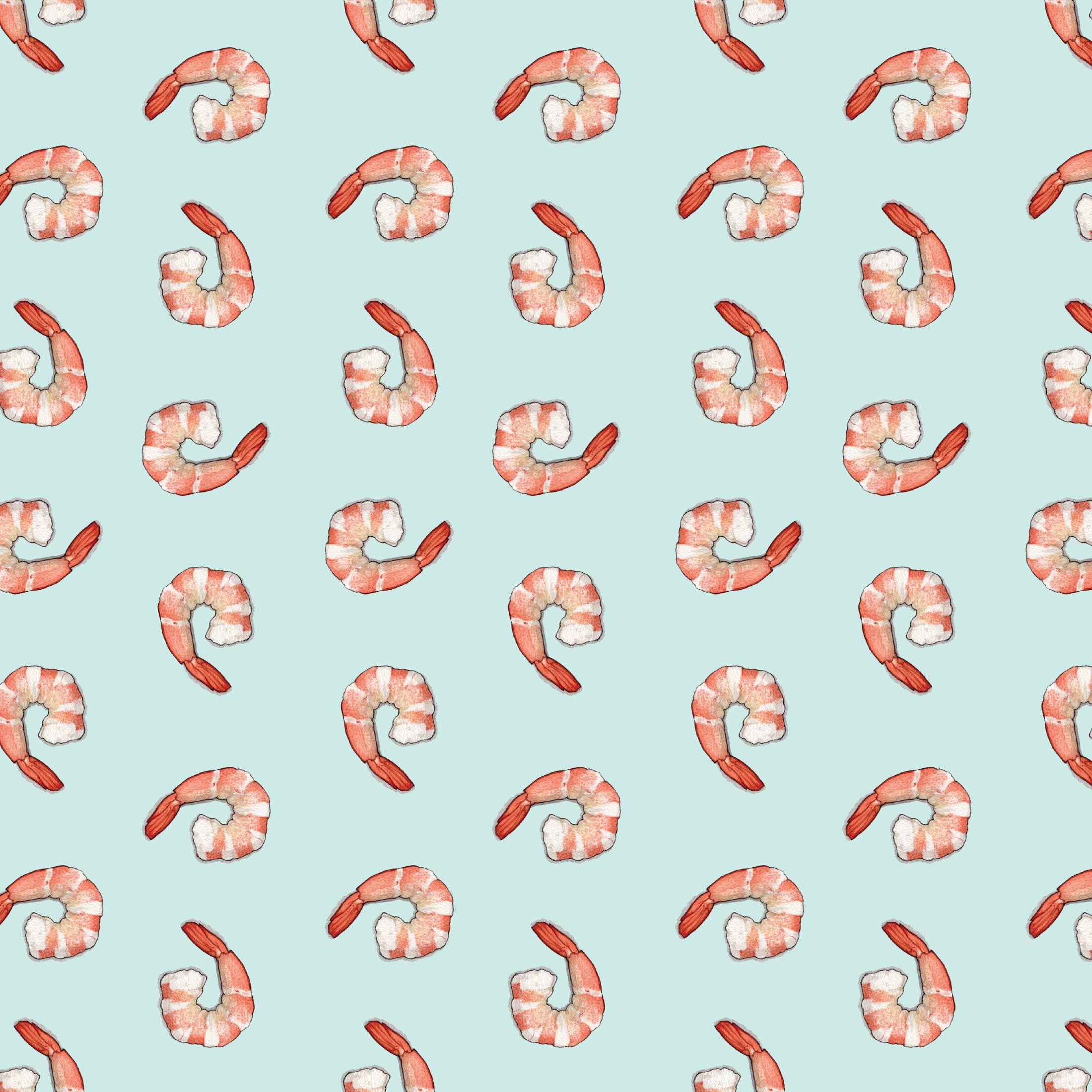 Yeesan Loh - Vente Feuille de papier cadeau - Emballage cadeau/Cocktail de crevettes0