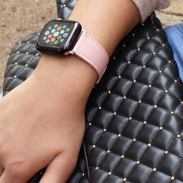 ShopTrendsNow - Wholesale Watch Band/Strap - Women's - Vegan Leather Apple Watch Bands