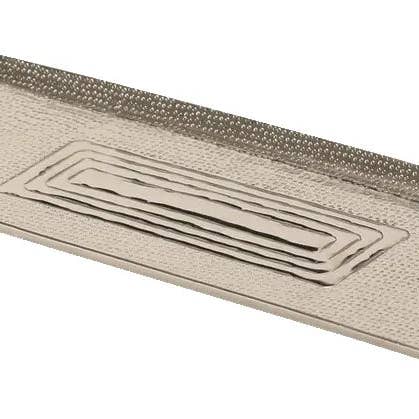 Plateau décoratif plateau décoratif coupelle argent métal plateau à bougies petit plateau, 47 x 19 cm) pour la vente par Meinposten