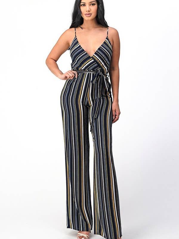 Striped jumpsuit in a relaxed fit 170017J60 and other Purchase Wholesale striped jumpsuit. Free Returns & Net 60 Terms on Faire trending on Faire.