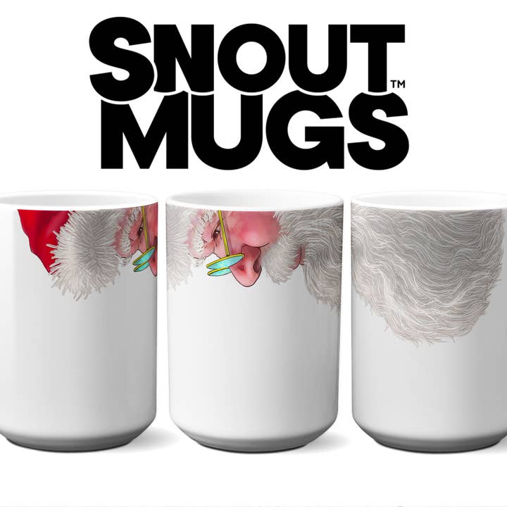 American Brand Studio - Wholesale Coffee Mug - Santa Snout Mug
