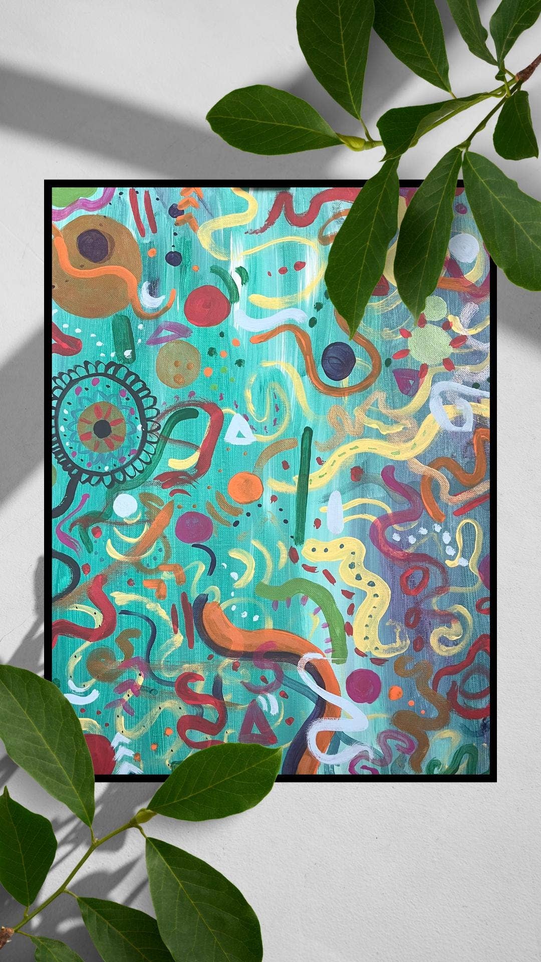 Lyela’s Art - Vendita all'ingrosso Stampa artistica - Arte Contemporanea Astratta su Tela di Barriera Corallina0