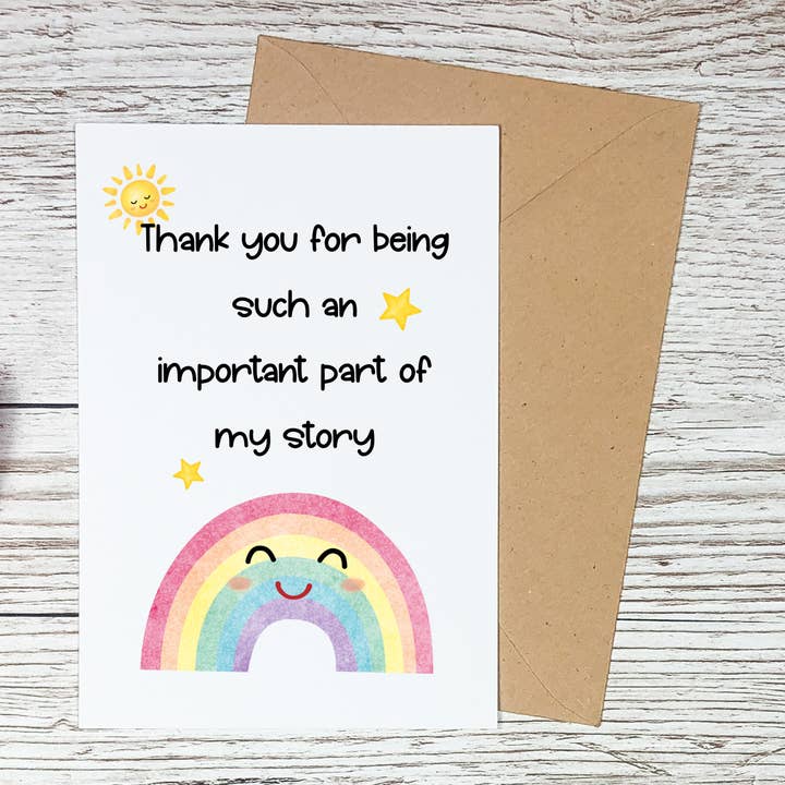 Biglietti di ringraziamento, biglietti di apprezzamento per insegnanti e mentori per la vendita all'ingrosso da parte di Sorry Not Sorry Co