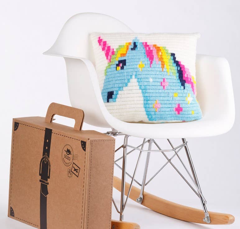 SOZO DIY – wholesale DIY craft kit – SOZO DIY - Unicorn Pillow Kit3