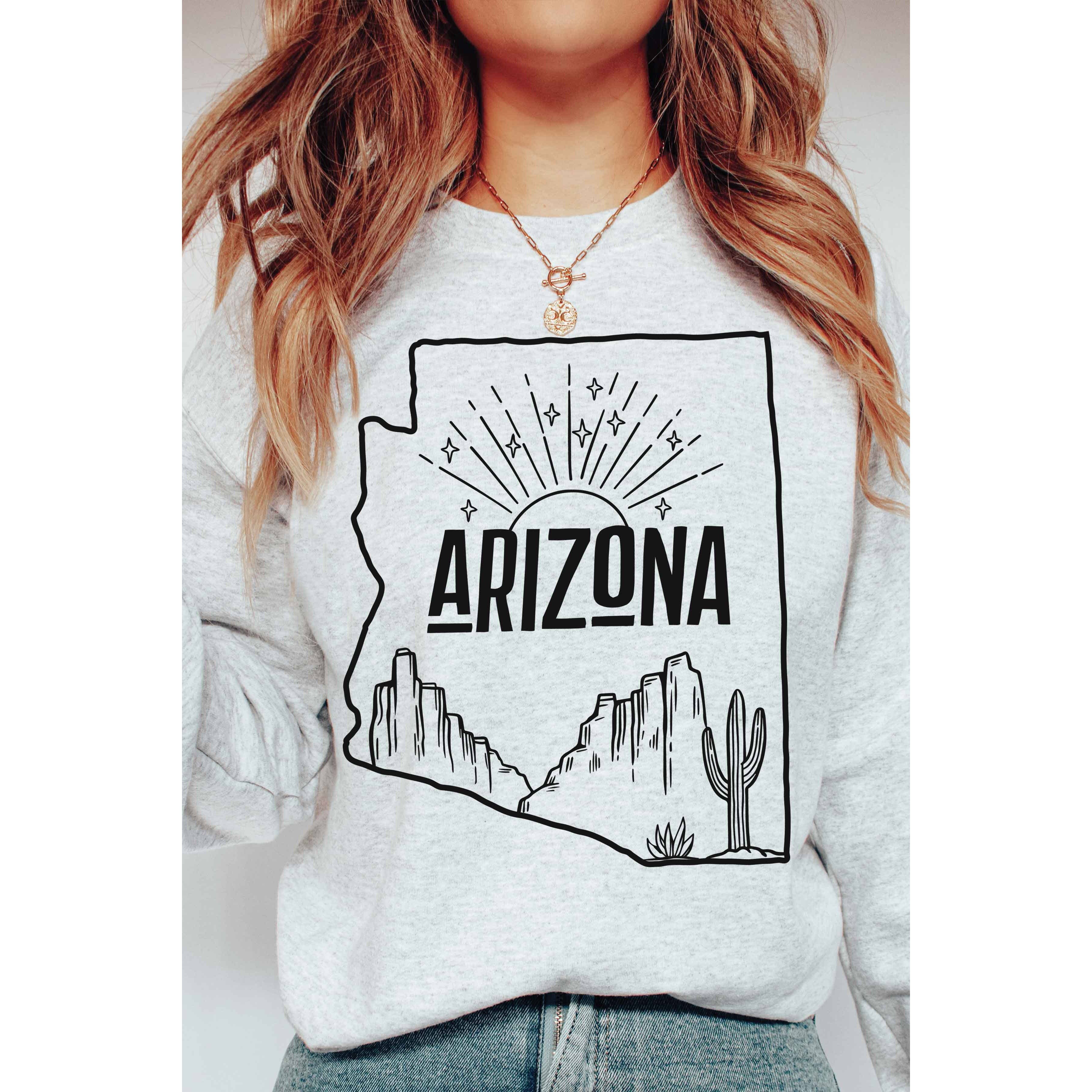 BLUME & CO. - Wholesale Graphic Sweatshirt - Women's - ARIZONA DESERT Graphic Sweatshirt0