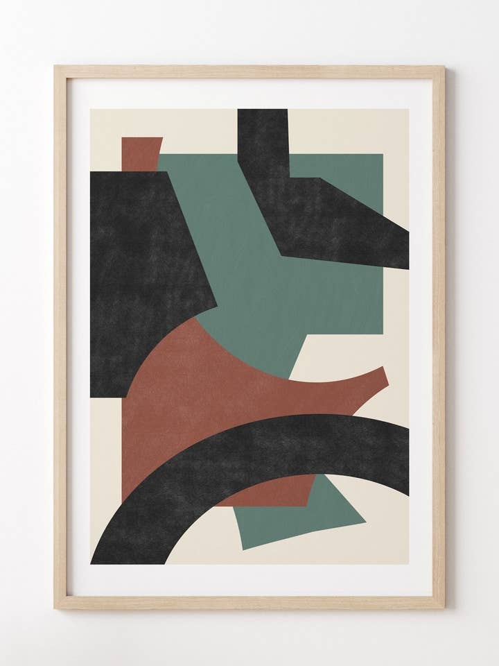 Order In Disorder - geometrischer Kunstdruck für den Großhandel von MAISON CHARLOT