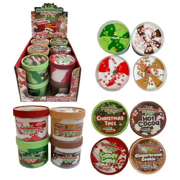 Handee Products - Wholesale Putty/Slime - Kids - Christmas Scentsational Butter Slime - Holidays Edition