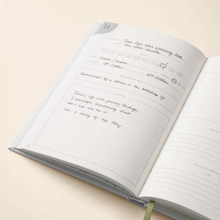 Papier - Wholesale Journal/Diary - Nose In a Book A5 Hardcover Guided Reading Journal