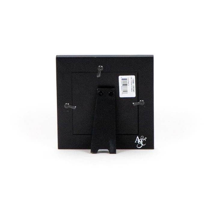Adams & Co. - Wholesale Picture Frame - 11808 - 6x6x.75 wood photo frame (SOLID) black (4x4)