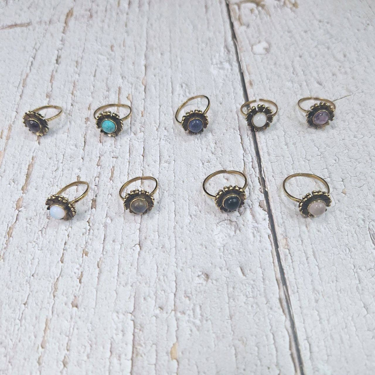 Hecho a mano - Wholesale Single Stone/Solitaire Ring - Assortment of rings18