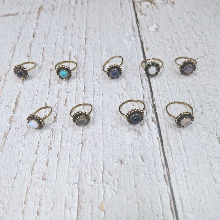 Hecho a mano - Wholesale Single Stone/Solitaire Ring - Assortment of rings18